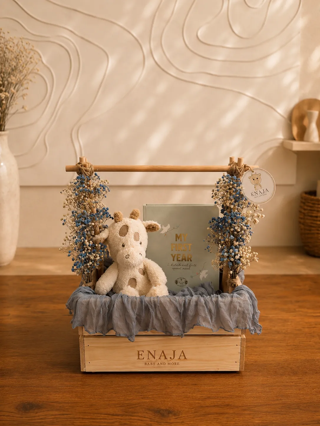 Blaue Baby Box